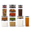 lastic Food Storage Pantry Set of 14 Containers with Lids (28 Pieces Total)