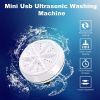 Portable Washing Machine;  Mini Ultrasonic Washing Machine 3 in 1 Dishwashers Ultrasonic Waves Suitable for Home;  Business;  Travel;  College Room;