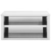 Kitchen Wall Cabinet 35.4"x15.7"x19.7" Stainless Steel