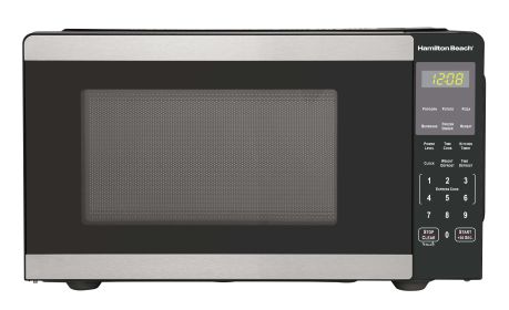 0.9 Cu ft Countertop Microwave Oven, 900 Watts, Stainless Steel, New (actual_color: stainless steel)