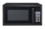 Stainless Steel 0.9 Cu. Ft. Black Microwave Oven