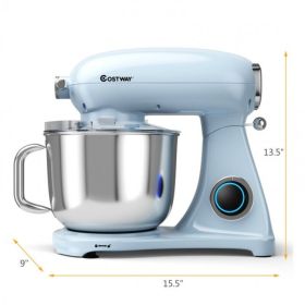 7 Quart 800W 6-Speed Electric Tilt-Head Food Stand Mixer (Color: navy)